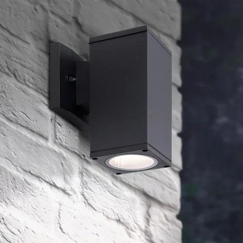 Miniatura 13 de ASD 2 lámparas de iluminación exterior del atardecer al amanecer, 120 W, cilindro E26 hacia arriba y hacia abajo, luz de pared moderna