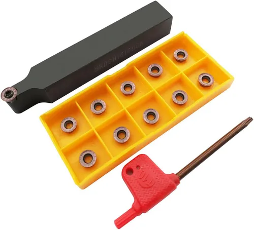11 unids RPMT08T2MOE R4 insertos de fresado de carburo indexable cortador de cuchilla con 5/8 "/16 mm SRDPN1616H08 Carburo indexable Herramientas de