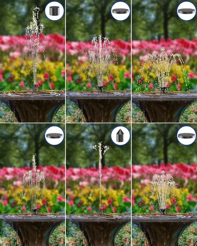 Miniatura 4 de Biling Fuente solar para baño de pájaros, kit de panel solar, bomba de agua solar para exteriores con tubo de 4 pies para baño de colibríes
