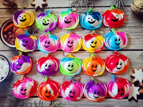Miniatura 2 de Paquete de 20 mini burbujas para ansiedad de calabaza de Halloween a granel para niños, recuerdos de fiesta y regalos para estudiantes en el aula