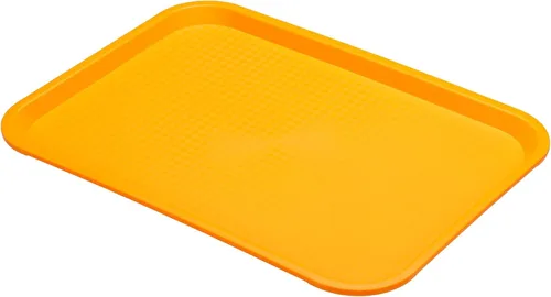 Miniatura 8 de PATIKIL Bandeja de comida rápida de 13.7 x 10.6, bandeja rectangular multiusos reutilizable de plástico PP para restaurante, cocina en casa