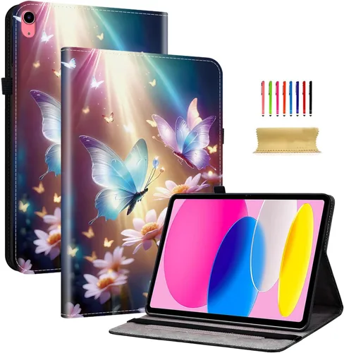 Miniatura 11 de Dteck Funda delgada para Apple iPad mini de 8.3 pulgadas (A17 Pro), Mini (6ª generación) de 8.3 pulgadas con función de encendido automático