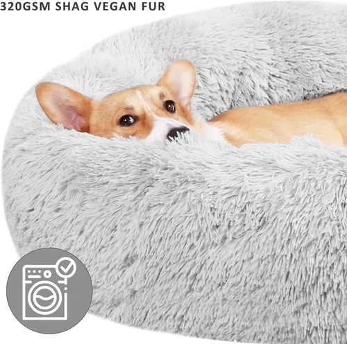 Miniatura 5 de Camas calmantes para perros grandes, camas para perros con ansiedad, camas para perros medianos, camas para perros pequeños, 24 pulgadas