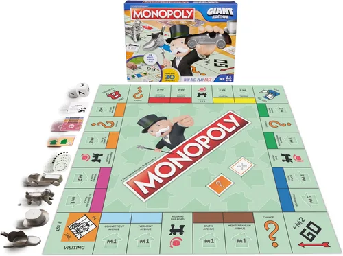 Miniatura 9 de Spin Master Games, Clue Giant Edition, juego familiar para diversión en interiores y exteriores con tablero grande de gran tamaño, para familia