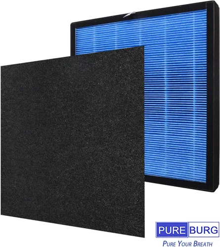 Miniatura 4 de PUREBURG Juego de filtros de repuesto compatibles con Okaysou Airmax 10L Pro y Aiibot Aiibot-A300 SimPure HP3-A purificador de aire, 2 unidades H13