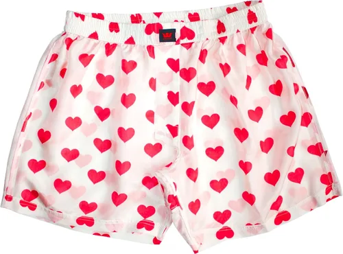 Miniatura 8 de Royal Silk White Silk Heart Boxers 2.0 Love You Valentine Special - Men's - 100% Silk