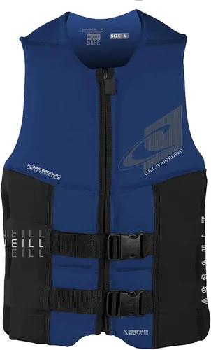 O'Neill Assault USCG Chaleco salvavidas para hombre negro (Pacific/Black)