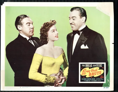 MOVIE POSTER: Love That Brute 11"x14" Lobby Card #5 Paul Douglas Jean Peters Cesar Romero