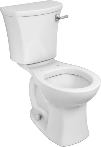 Miniatura 8 de American Standard 608AA005.020 Edgemere Inodoro de dos piezas con asiento de cierre lento y anillo de cera, parte delantera alargada, descarga a