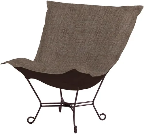Miniatura 24 de Howard Elliott Collection Avanti Pecan - Silla de asiento oscilante con funda, silla multiusos de mariposa con marco de titanio, muebles de patio