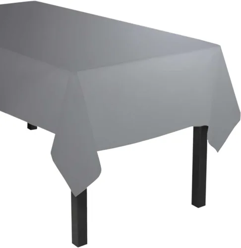 Miniatura 29 de Party Essentials - Mantel de plástico resistente disponible en 44 colores, 54 x 108 pulgadas, burdeos