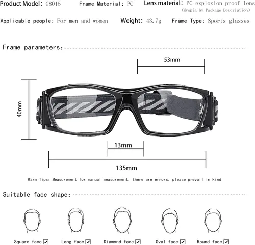 Miniatura 2 de SooGree Sports Goggles Racquetball Glassess Basketball Football Soccer Goggles for Men & Women Adjustable Strap