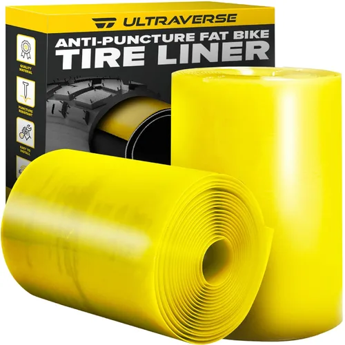 Ultraverse Forros para Neumáticos Gruesos de Bicicleta, Protección para Tubos Contra Pinchazos, Tamaño de Neumático de 20, 24 y 26 Pulgadas x 4.0,