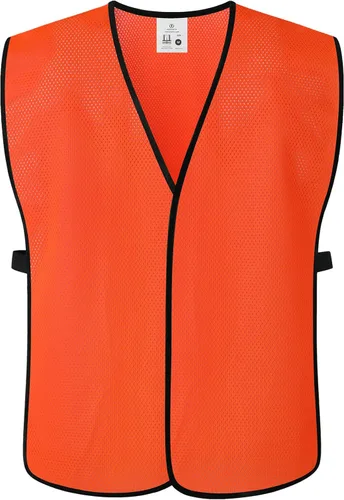 Miniatura 18 de Chaleco de seguridad reflectante para hombres y mujeres, chaleco de construcción que cumple con el estándar ANSI/ISEA Amarillo