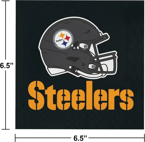 Miniatura 3 de Pittsburgh Steelers - Juego de vajilla de 49 unidades, con licencia