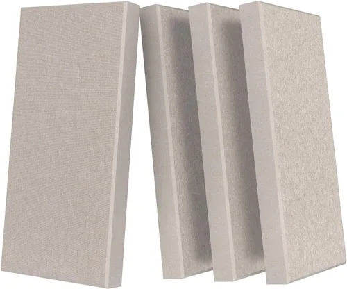 Miniatura 11 de UMIACOUSTICS 4 paneles acústicos con soportes para colgar, paneles de fibra de vidrio de 2 pulgadas de grosor, a prueba de sonido, extraíbles