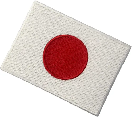 Miniatura 4 de Parche bordado con bandera de Japón con emblema nacional japonés para coser