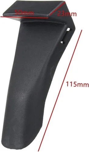 Miniatura 2 de Generic Juego de 4 piezas de plástico negro insertos de abrazadera de mordaza protector de llanta de rueda protectores para cambiadores de neumáticos