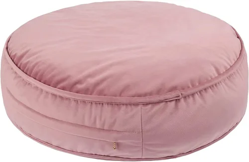 Miniatura 16 de Funda de Almohada de Suelo Redonda de Terciopelo Funda de Asiento Puf de Yoga Meditación Cojín de Felpa Decoración de Sala de Lectura Solo Funda