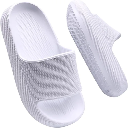 Miniatura 7 de WYSBAOSHU Sandalias deslizantes para niños y niñas, cómodas, antideslizantes, suela gruesa, para verano, ducha, piscina, playa, agua