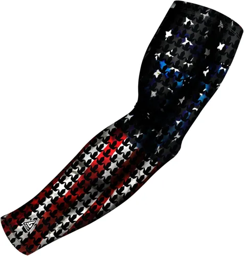 Miniatura 32 de B-Driven Sports Sleeve Pro-Fit - Manga Patriótica - Estados Unidos, Cuba, México, Israel, Canadá, Venezuela, Rep. Dominicana - Individual Bandera