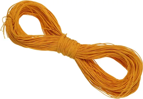 Miniatura 146 de PATIKIL Cuerda elástica elástica de 109 yardas (328.1 ft), cuerda elástica pesada de 0.059 in, albaricoque para manualidades, correas de gancho