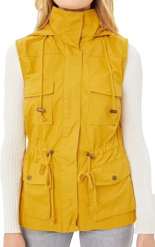 Miniatura 6 de Chaleco utilitario de algodón Anorak sin mangas con capucha para mujer