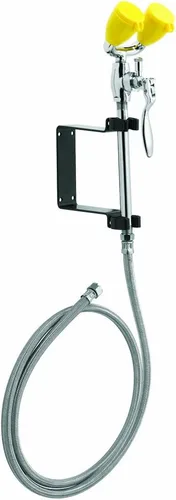 Speakman Lavaojos SEF-9200 Lavaojos Lavaojos con manguera para lugares de trabajo peligrosos, cromado áspero