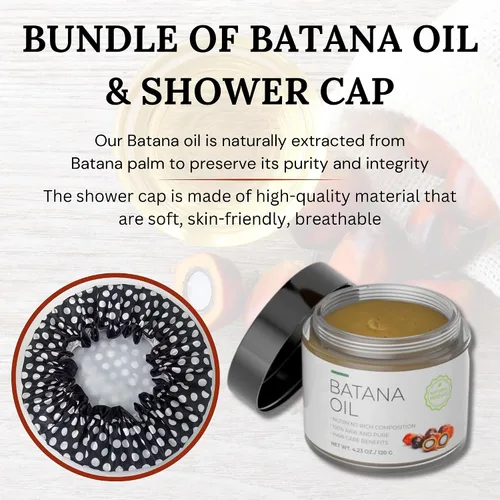 Miniatura 2 de Aceite de batana orgánico para el crecimiento y el grosor del cabello para hombres y mujeres, aceite para el cabello aprobado por el Dr. Sebi