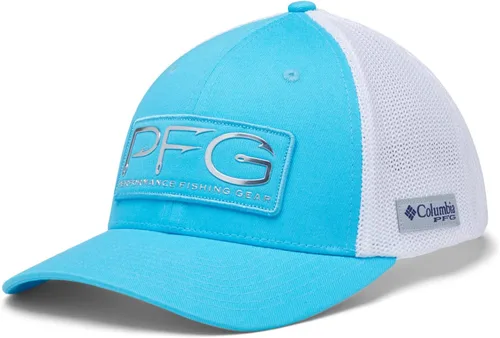 Miniatura 558 de Columbia - Gorra de malla con bandera con árboles unisex para adultos, corona alta