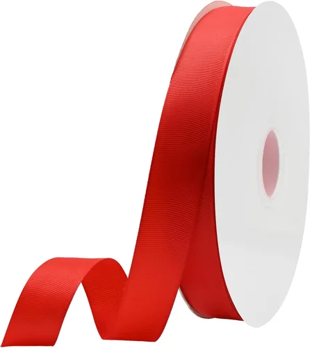 Miniatura 21 de Cinta blanca de grogrén de 1-1/2 pulgadas x 50 yardas para envolver regalos, muy adecuada para decoración de bodas, ramos, manualidades, costura