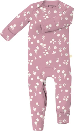 Miniatura 25 de GUNAMUNA Pijama unisex convertible ultrasuave para bebé, mameluco con cremallera para pañales, recién nacido a 24 meses