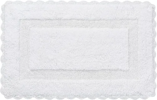 Miniatura 21 de Alfombra de baño de felpilla de algodón de 17 x 24 pulgadas, color beige, tapete de baño de felpa suave, ultra absorbente, de secado rápido, lavable