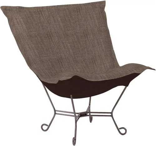 Miniatura 37 de Howard Elliott Collection Avanti Pecan - Silla de asiento oscilante con funda, silla multiusos de mariposa con marco de titanio, muebles de patio
