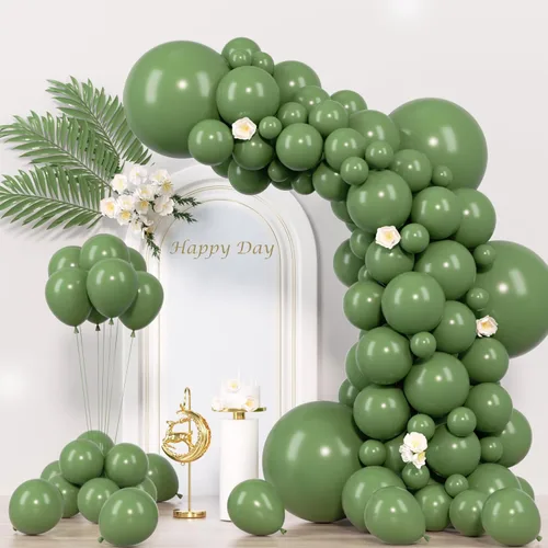 Miniatura 126 de Voircoloria - Globos azul bebé claro, paquete de 66 globos de 12 pulgadas de látex para fiestas para niños y niñas, para cumpleaños, baby shower, 16