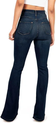 Miniatura 3 de Vibrant - Pantalones de mezclilla de cintura alta, ajustados, para mujer