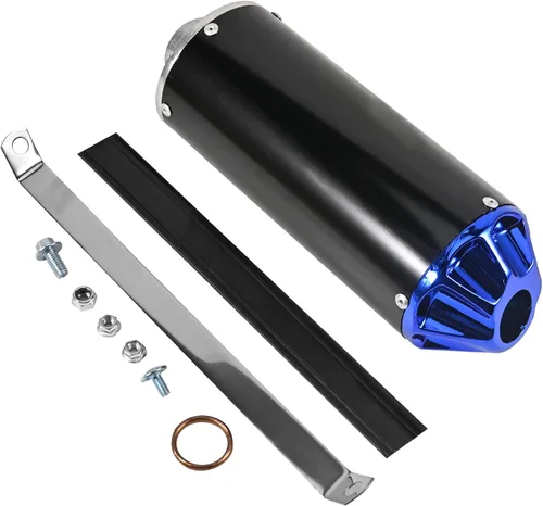 Trkimal Silenciador de escape de 28 mm para CRF50 XR50 KLX SSR Thumpstar TTR YCF Lifan Apollo dbx18 50cc 70cc 90cc 110cc 125cc, piezas para motos de