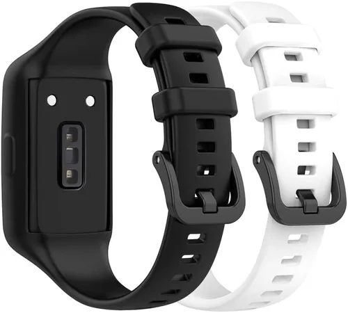 Miniatura 12 de Senter Correa de repuesto de goma suave de liberación rápida para Huawei Band 7 Smart Watch 10 pzas