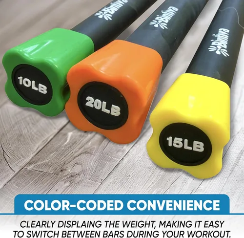 Miniatura 6 de Weighted Bar Set - Weighted Bars for Exercise