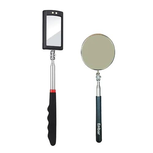 Miniatura 2 de Espejo telescópico de inspección flexible telescópico Espejo de inspección giratorio 360 Espejo de inspección para automóvil Espejo mecánico en un