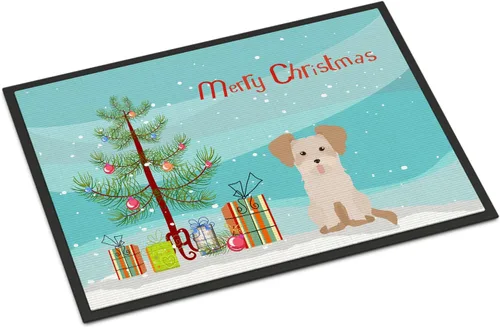 Miniatura 33 de Caroline's Treasures CK3799MAT Akita Shepherd - Tapete de árbol de Navidad de 18 x 27 pulgadas, tapete para puerta delantera, interior y exterior