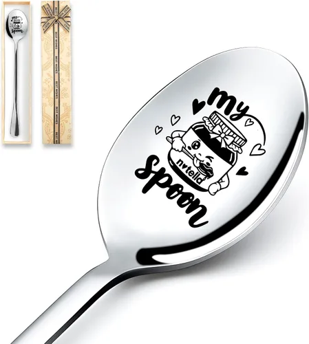 Miniatura 8 de Cuchara de café para gatos, divertida cuchara de acero inoxidable 304, cucharas de postre para gatos amantes de los gatos, mujeres, novia, regalo