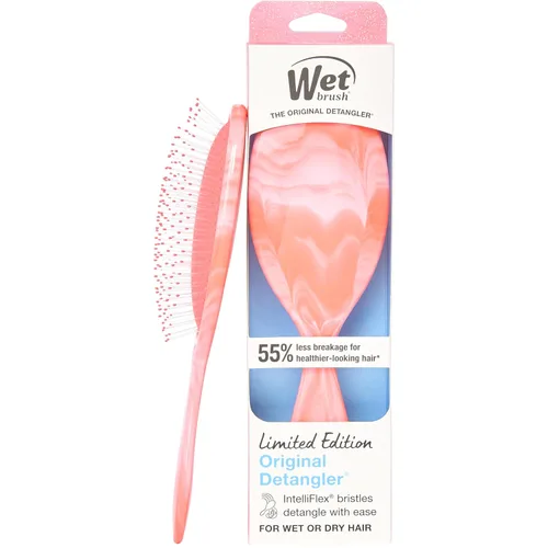 Miniatura 17 de Wet Brush Original Detangler, Rosa Bebida (Refresco de Verano), cerdas ultrasuaves IntelliFlex que se deslizan a través de los nudos, cepillo Bebida