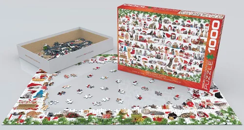 Miniatura 3 de Gatos navideños