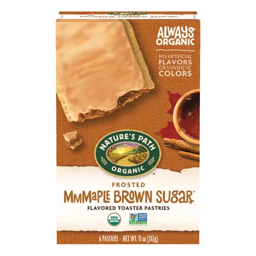Miniatura 9 de Nature's Path Pasteles tostadores orgánicos, arándanos buncha helados, 72 unidades (paquete de 12, cajas de 11 onzas), hechos de arándanos reales