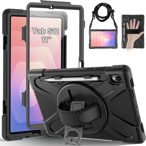 Miniatura 28 de Gerutek Funda para Samsung Galaxy Tab S6 Lite de 10.4 pulgadas 2024/2022/2020, funda protectora de cuerpo completo con protector de pantalla