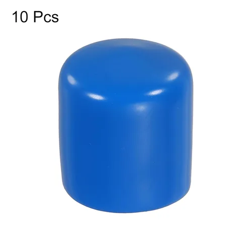 Miniatura 3 de MECCANIXITY 10 tapas de goma para extremos de goma, protector de rosca de vinilo de 1 pulgada, tapas redondas de PVC para tubos de perno
