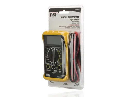 Miniatura 5 de NSi Industries TES-DT18 Multitester digital, 6 funciones, rango 20