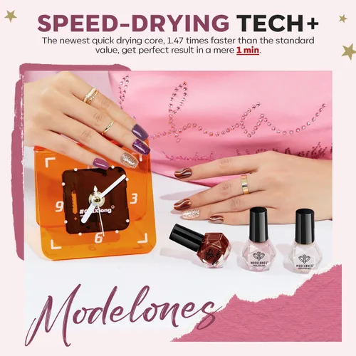 Miniatura 3 de modelones Juego de esmaltes de uñas de 12 colores, rojo burdeos, Año Nuevo 2025, juego de esmaltes de uñas champán dorado con purpurina rojo oscuro