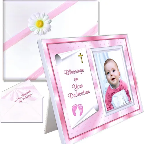 Miniatura 8 de Marco de fotos Irish Baby Blessing – Regalo tradicional de bendición cristiana de abuelos – con capacidad para fotos de 3.5 x 5 pulgadas Bendición